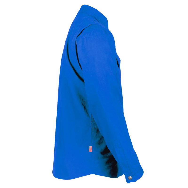 Load image into Gallery viewer, Protective Flannel Shirt - Blue Solid
