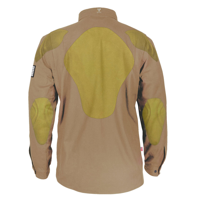 Load image into Gallery viewer, Protective Flannel Shirt - Camel Solid
