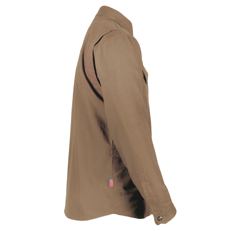 Load image into Gallery viewer, Protective Flannel Shirt - Camel Solid

