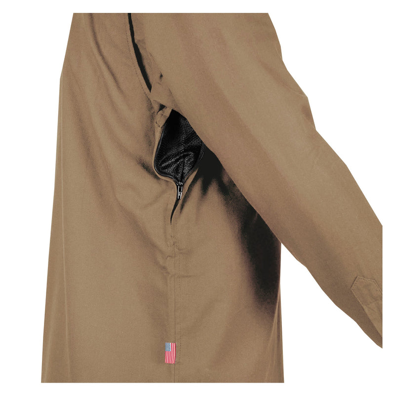 Load image into Gallery viewer, Protective Flannel Shirt - Camel Solid
