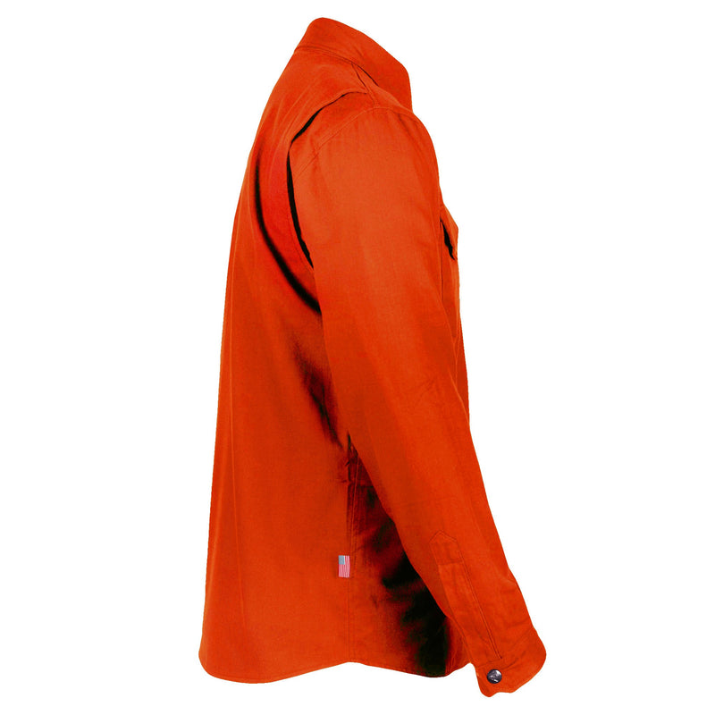 Load image into Gallery viewer, Protective Flannel Shirt - Orange Solid
