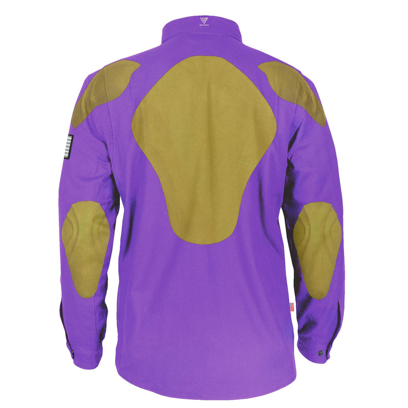 Load image into Gallery viewer, Protective Flannel Shirt - Purple Solid
