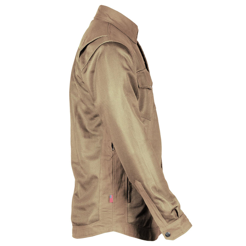 Load image into Gallery viewer, Protective Summer Mesh Shirt - Camel Solid
