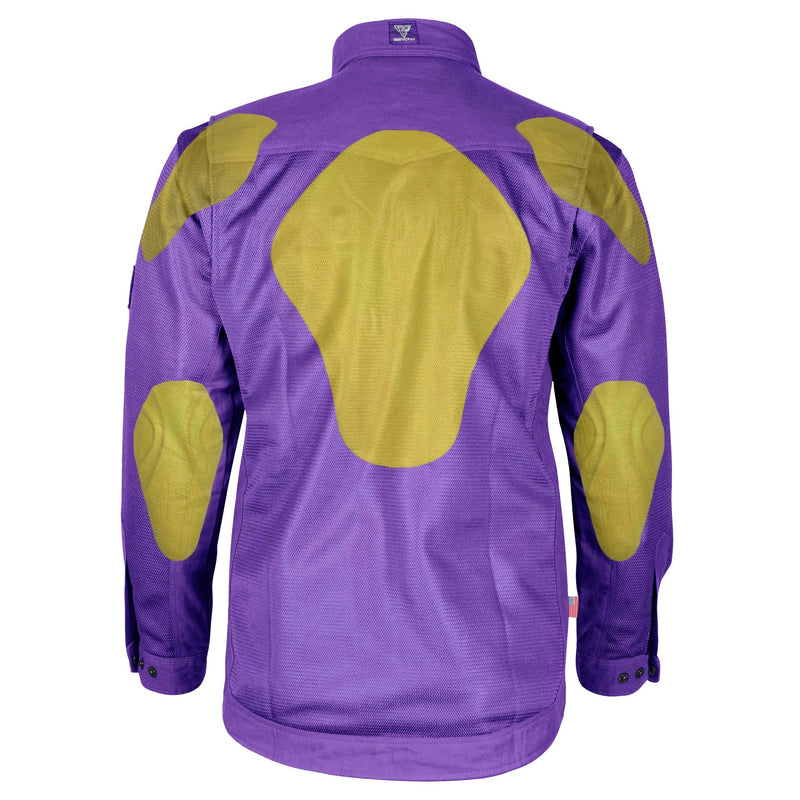 Load image into Gallery viewer, Protective Summer Mesh Shirt - Purple Solid
