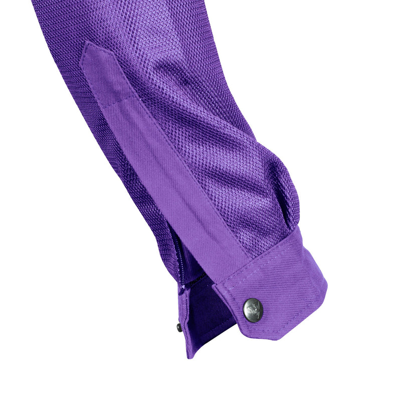 Load image into Gallery viewer, Protective Summer Mesh Shirt - Purple Solid
