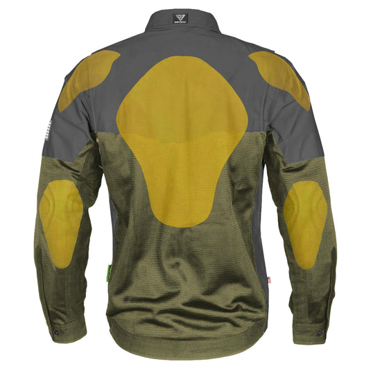 Summer Mesh Reflective Shirt Army Green Nebula