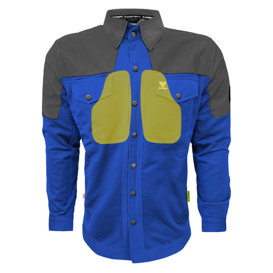 Summer Mesh Reflective Shirt Blue Nebula