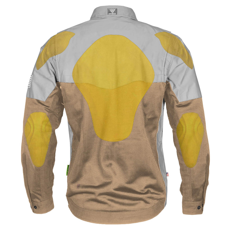 Load image into Gallery viewer, Summer Mesh Reflective Shirt Camel Eclipse
