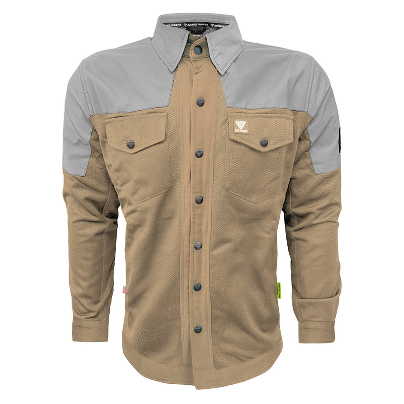 Load image into Gallery viewer, Summer Mesh Reflective Shirt Camel Eclipse
