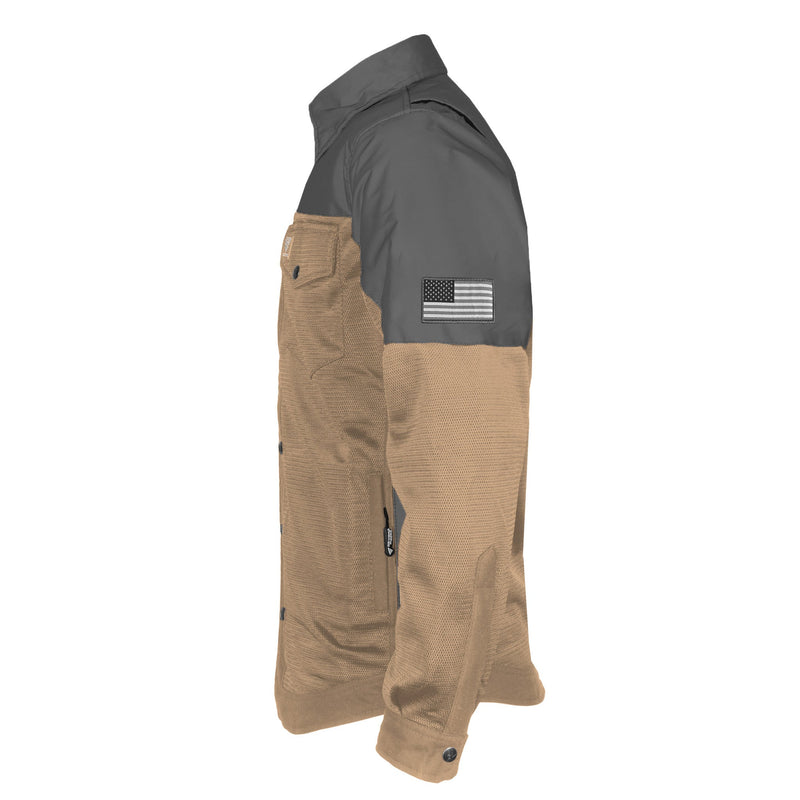 Load image into Gallery viewer, Summer Mesh Reflective Shirt Camel Nebula
