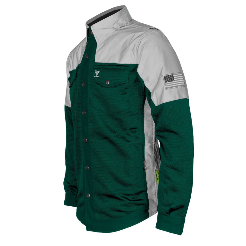 Load image into Gallery viewer, Summer Mesh Reflective Shirt Dark Green Eclipse
