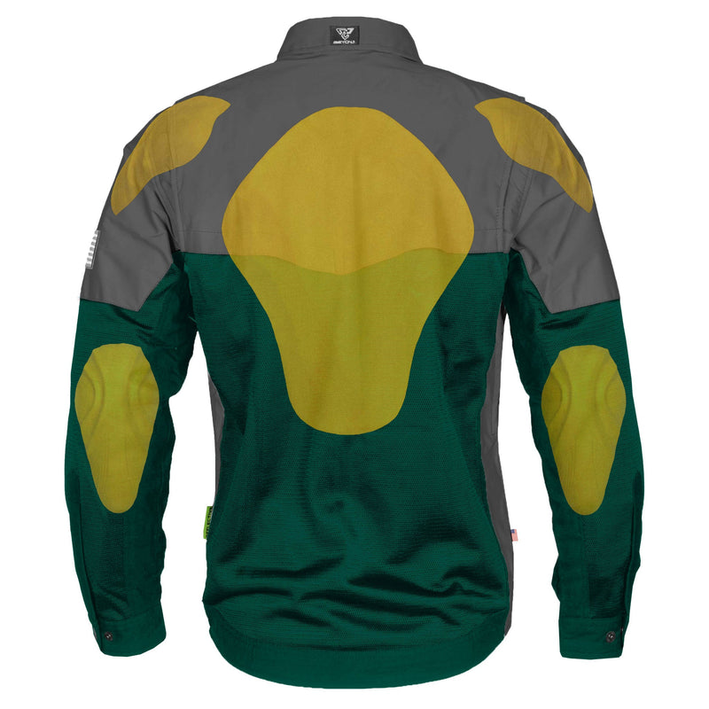 Load image into Gallery viewer, Summer Mesh Reflective Shirt Dark Green Nebula
