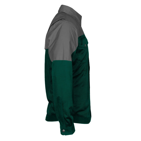 Summer Mesh Reflective Shirt Dark Green Nebula