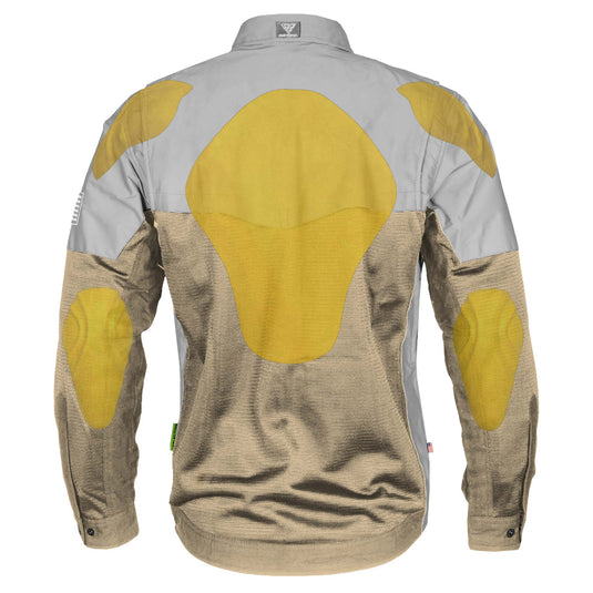 Summer Mesh Reflective Shirt Khaki Eclipse