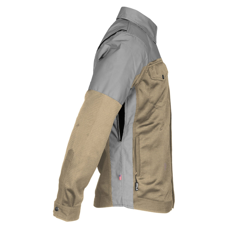 Load image into Gallery viewer, Summer Mesh Reflective Shirt Khaki Eclipse
