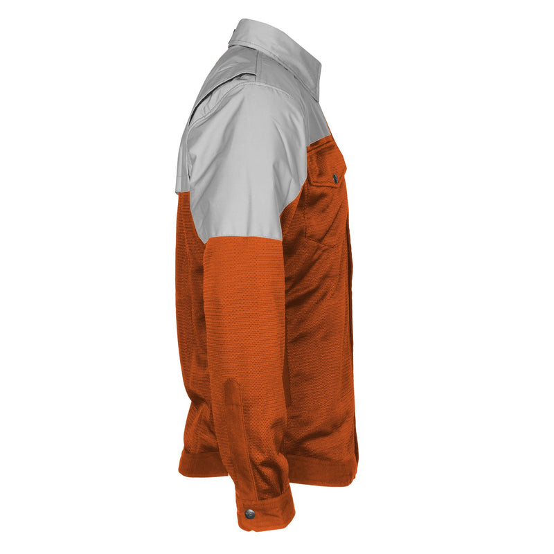 Load image into Gallery viewer, Summer Mesh Reflective Shirt Orange Eclipse
