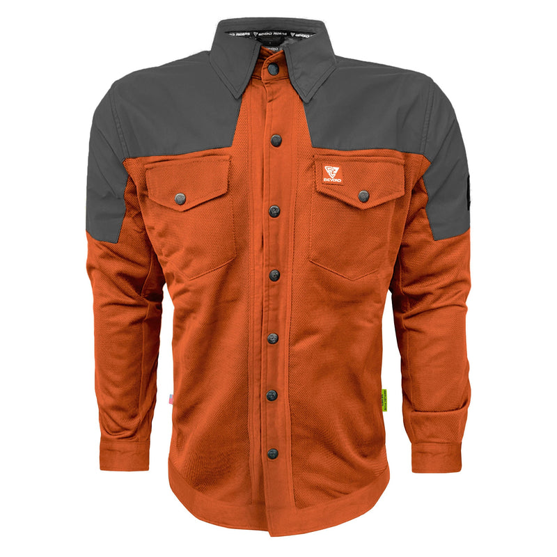 Load image into Gallery viewer, Summer Mesh Reflective Shirt Orange Nebula
