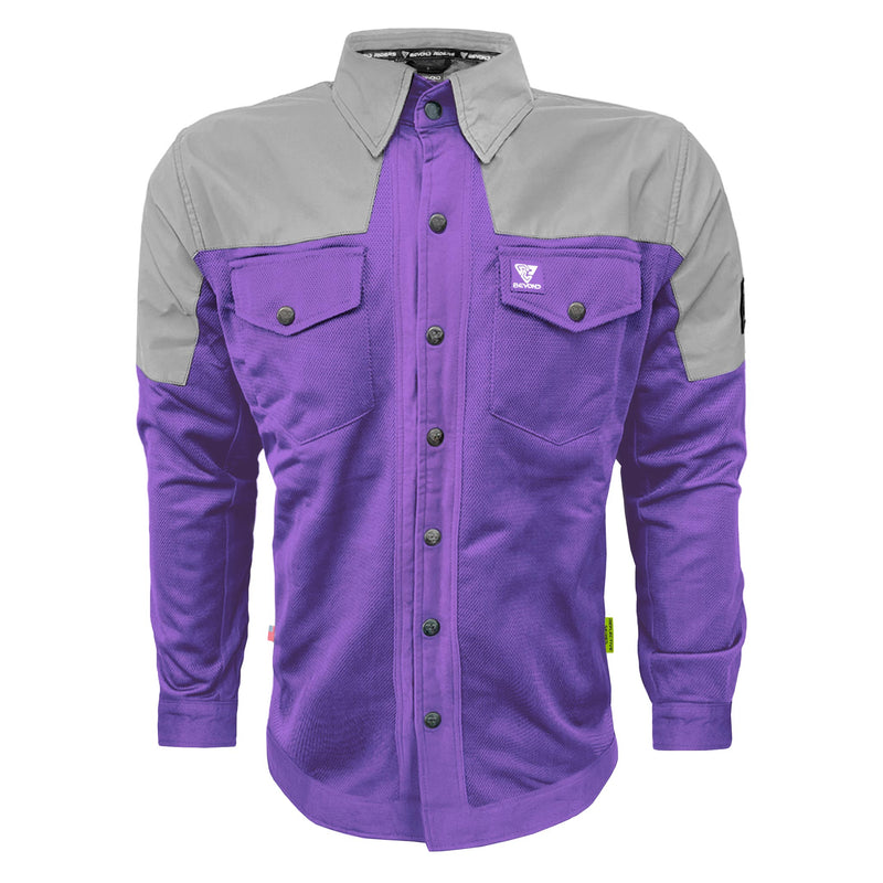 Load image into Gallery viewer, Summer Mesh Reflective Shirt Purple Eclipse
