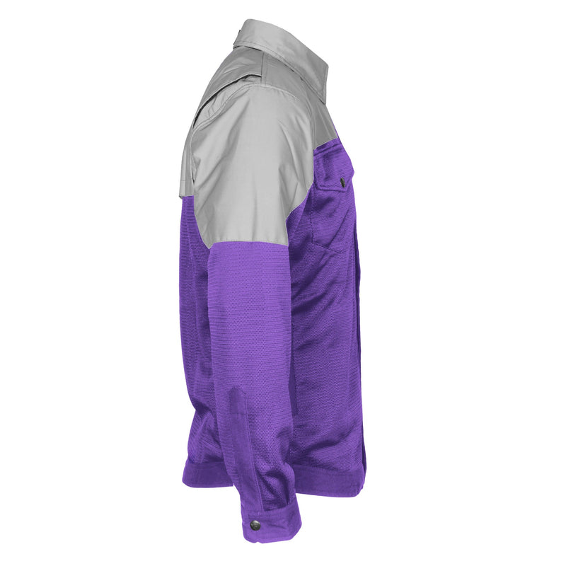 Load image into Gallery viewer, Summer Mesh Reflective Shirt Purple Eclipse
