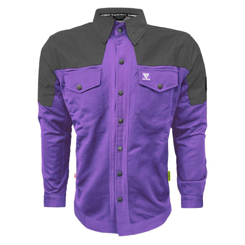 Load image into Gallery viewer, Summer Mesh Reflective Shirt Purple Nebula
