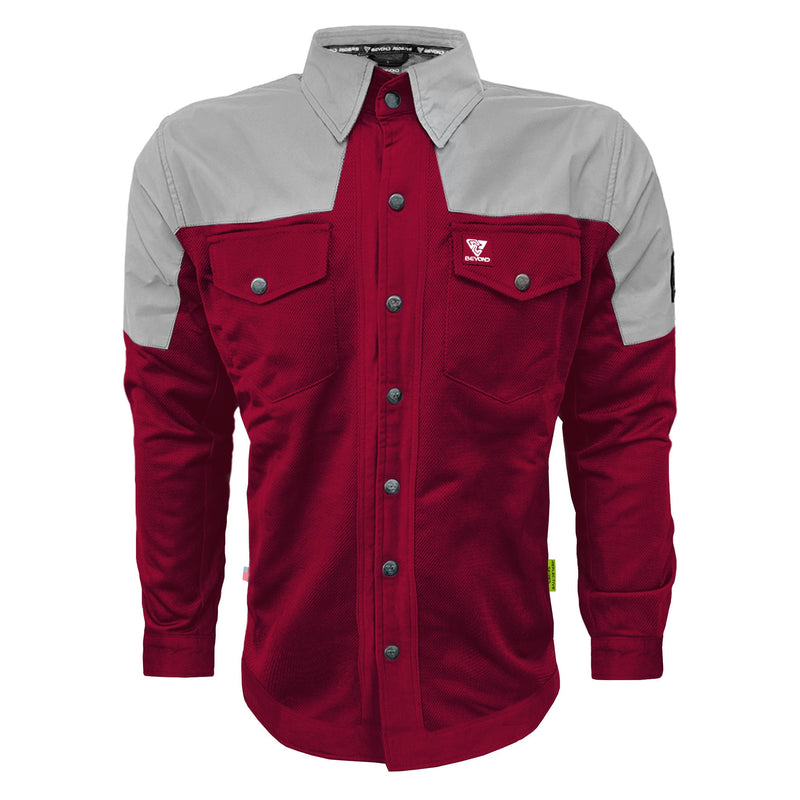 Load image into Gallery viewer, Summer Mesh Reflective Shirt Red Maroon Eclipse
