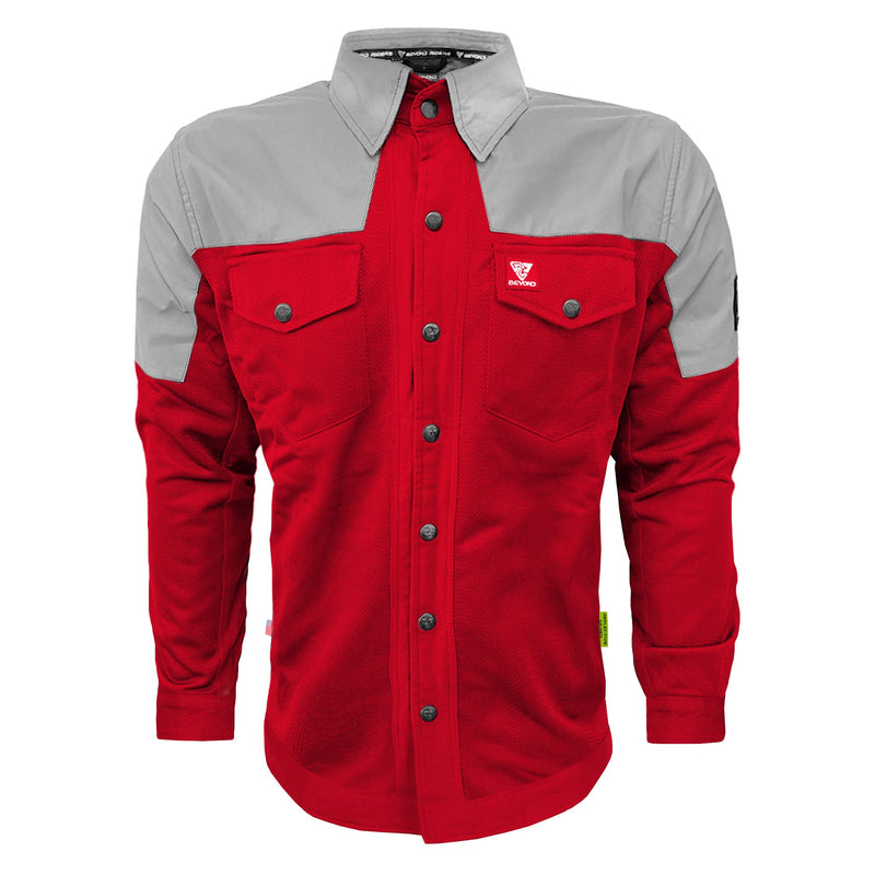 Load image into Gallery viewer, Summer Mesh Reflective Shirt Red Eclipse
