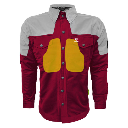 Summer Mesh Reflective Shirt Red Maroon Eclipse