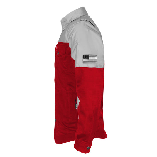 Summer Mesh Reflective Shirt Red Eclipse
