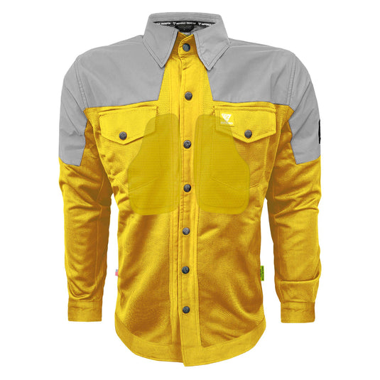 Summer Mesh Reflective Shirt Yellow Eclipse