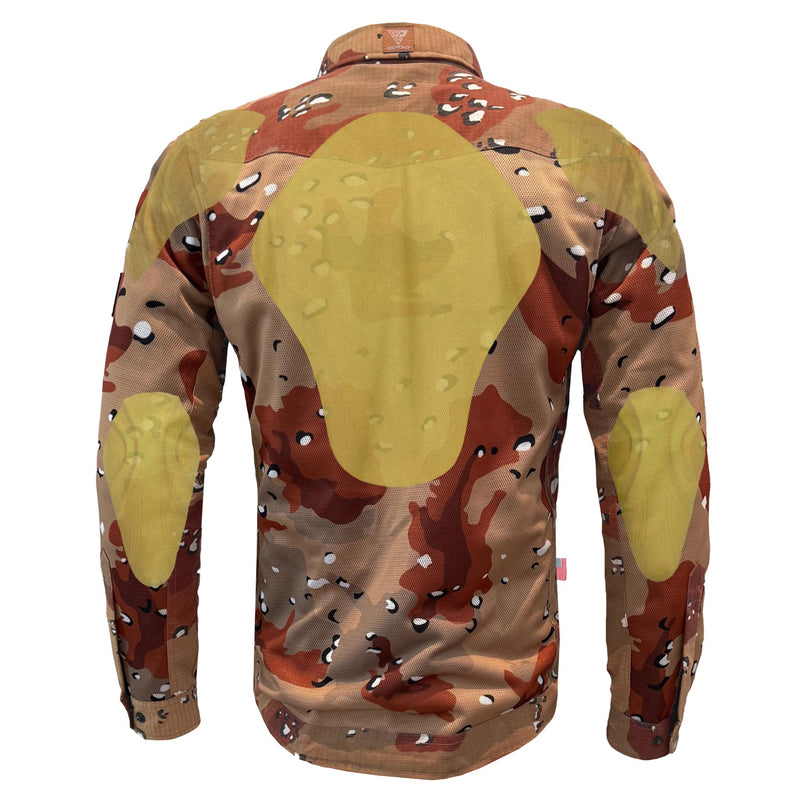 Load image into Gallery viewer, Summer Mesh Protective Camouflage Shirt "Dagger Two" - Desert Color
