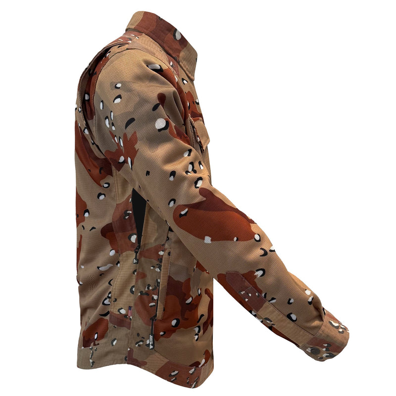 Load image into Gallery viewer, Summer Mesh Protective Camouflage Shirt "Dagger Two" - Desert Color
