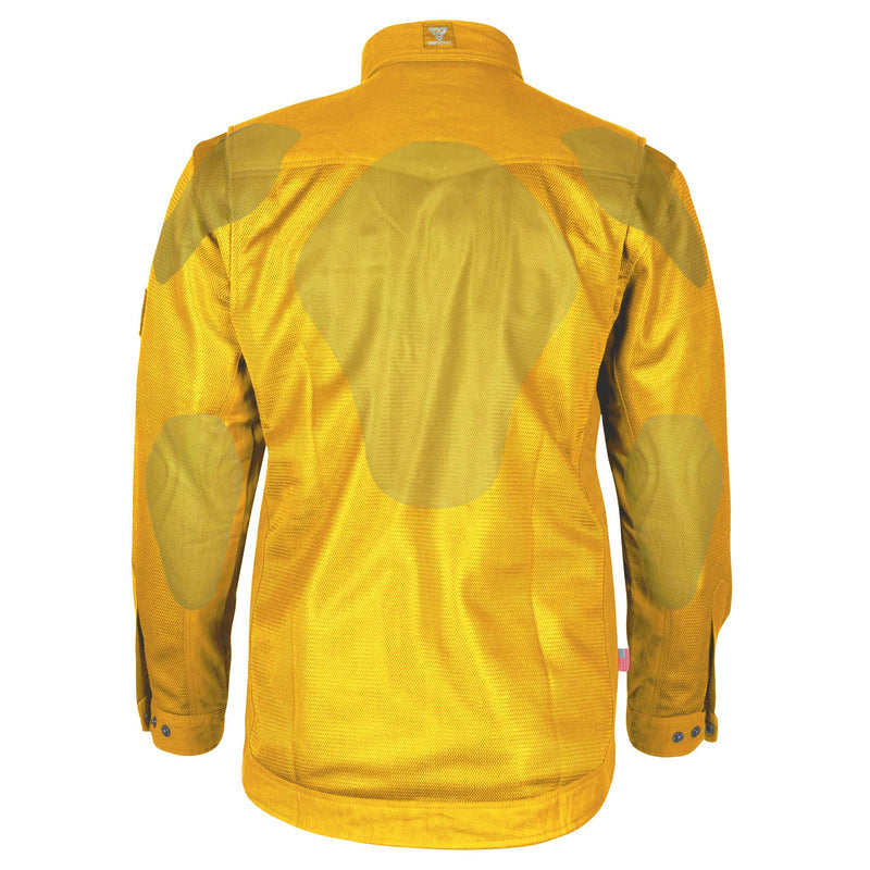 Load image into Gallery viewer, Protective Summer Mesh Shirt - Yellow Solid
