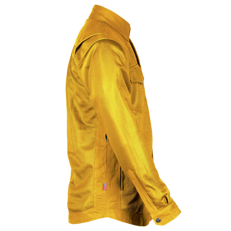 Load image into Gallery viewer, Protective Summer Mesh Shirt - Yellow Solid
