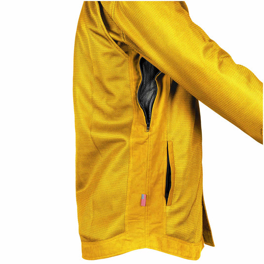 Protective Summer Mesh Shirt - Yellow Solid