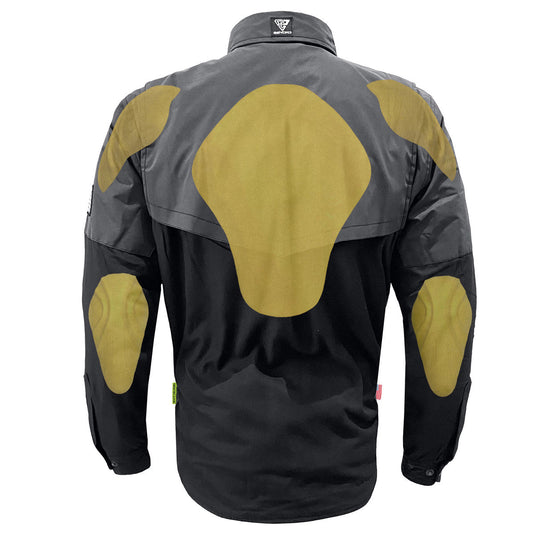 Flannel Reflective Shirt "Nightfall Nebula" - Black