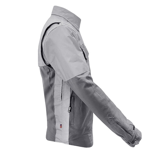 Flannel Reflective Shirt "Twilight Titanium" - Gray