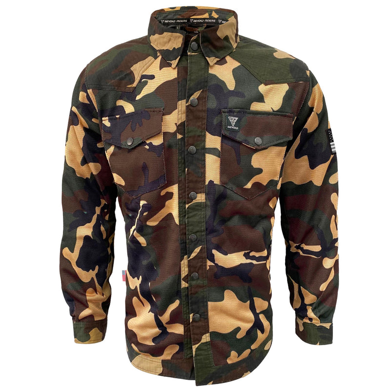 Load image into Gallery viewer, Summer Mesh Protective Camouflage Shirt "Knight Hawk" - Dark Color

