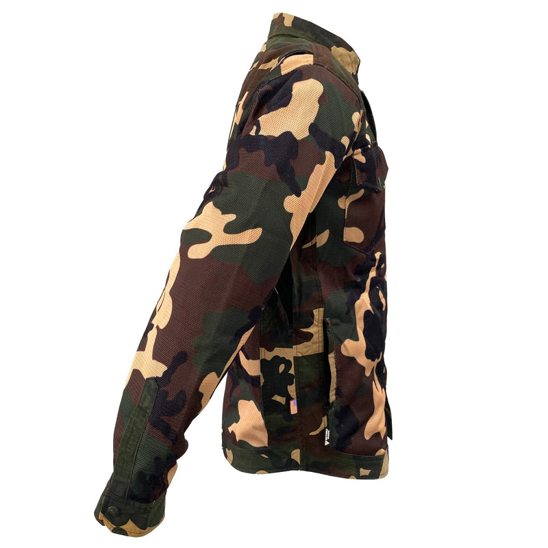 Load image into Gallery viewer, Summer Mesh Protective Camouflage Shirt "Knight Hawk" - Dark Color
