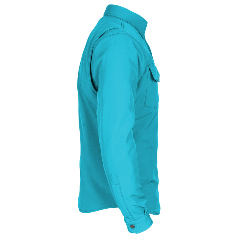 Load image into Gallery viewer, Protective SoftShell Winter Jacket for Men - Arctic Blue Matte
