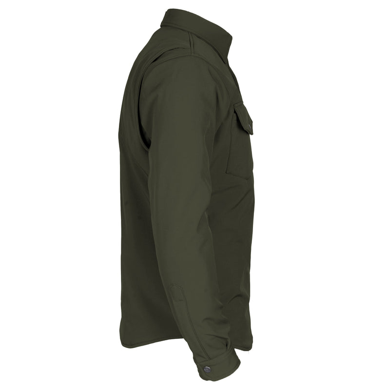 Load image into Gallery viewer, Protective SoftShell Winter Jacket for Men - Army Green Matte
