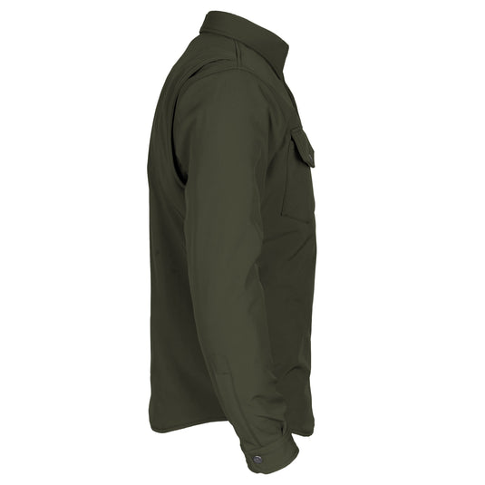Protective SoftShell Winter Jacket for Men - Army Green Matte