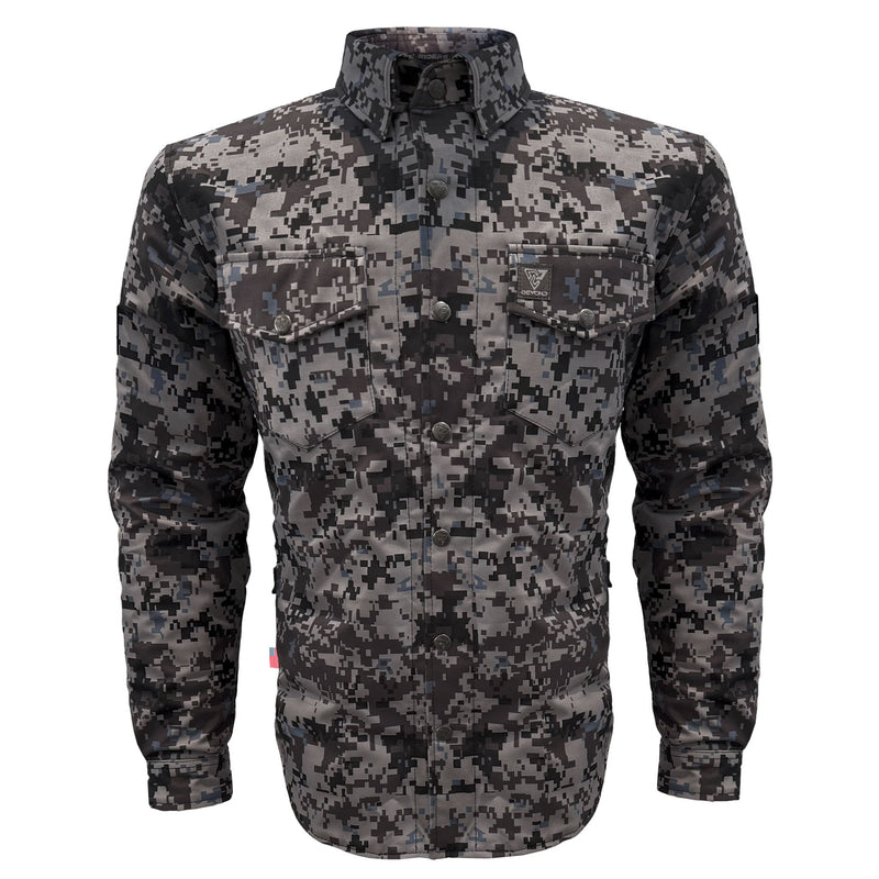 Load image into Gallery viewer, Protective SoftShell Winter Jacket for Men - Camouflage Devil Six
