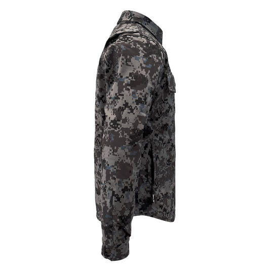 Protective SoftShell Winter Jacket for Men - Camouflage Devil Six