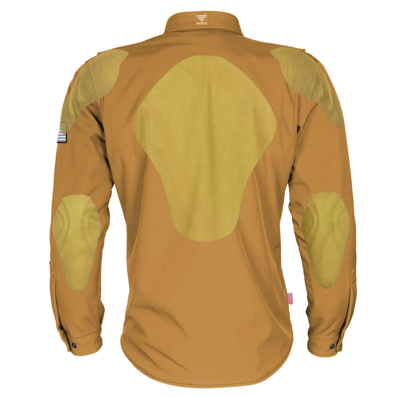Load image into Gallery viewer, Protective SoftShell Winter Jacket for Men - Mustard Matte
