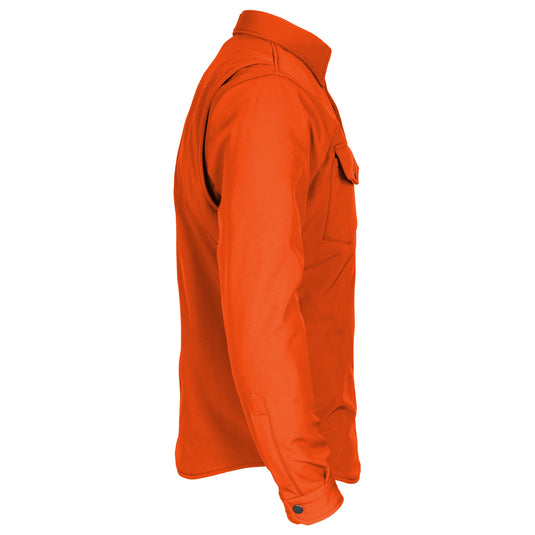 Protective SoftShell Winter Jacket for Men - Orange Matte