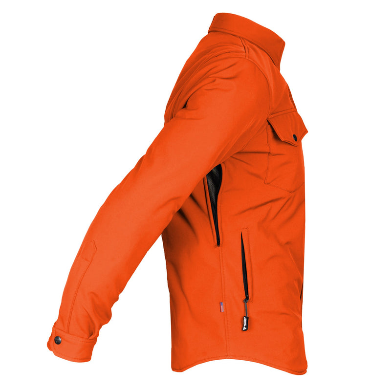 Load image into Gallery viewer, Protective SoftShell Winter Jacket for Men - Orange Matte
