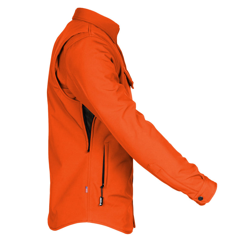 Load image into Gallery viewer, Protective SoftShell Winter Jacket for Men - Orange Matte

