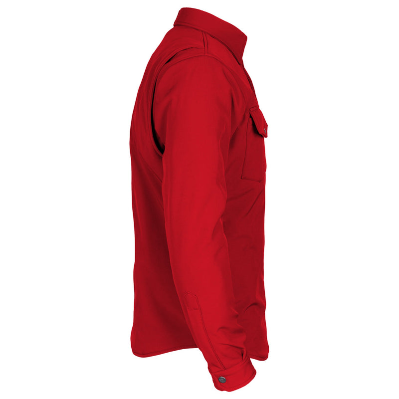 Load image into Gallery viewer, Protective SoftShell Winter Jacket for Men - Red Matte
