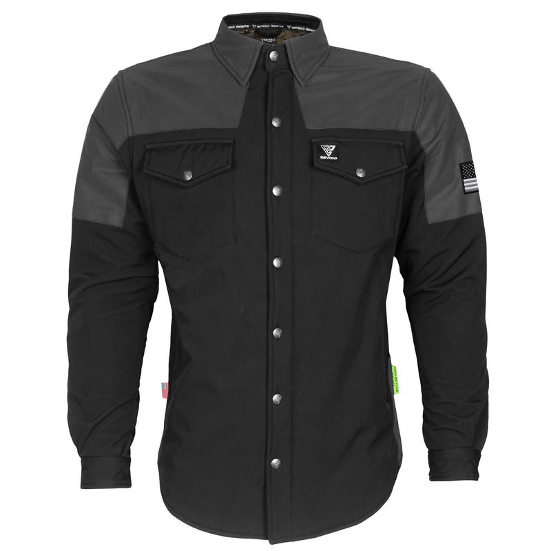 Load image into Gallery viewer, SoftShell Reflective "Nightfall Nebula" Winter Jacket for Men - Black Matte
