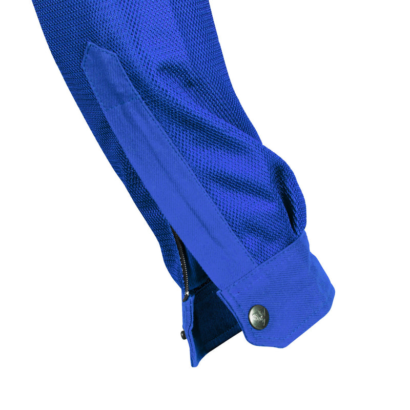 Load image into Gallery viewer, ‌Protective Summer Mesh Shirt - Blue Solid
